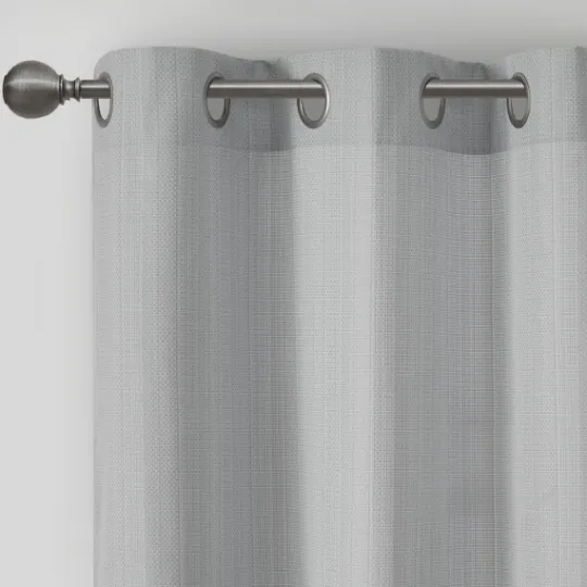 Kirkland's Home Basketweave Curtain Panel Set, 84 In- Curtains & Drapes
