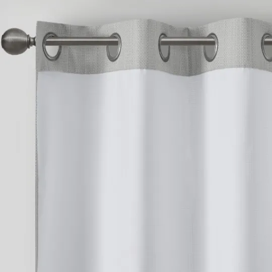 Kirkland's Home Basketweave Curtain Panel Set, 84 In- Curtains & Drapes