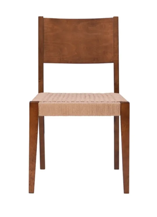 Kirkland's Home Basketweave Wood Dining Chairs, Set Of 2- Dining Chairs