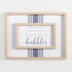 Kirkland's Home Bath Full Of Bubbles Wall Plaque- Wall Quotes & Signs