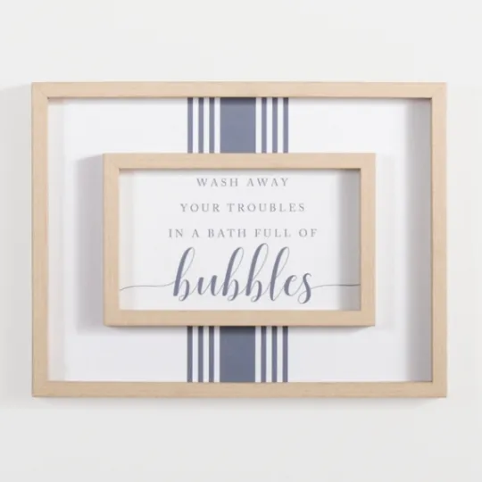 Kirkland's Home Bath Full Of Bubbles Wall Plaque- Wall Quotes & Signs
