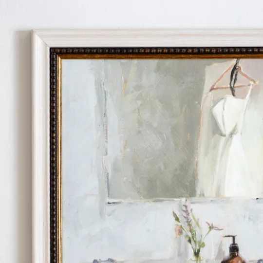 Kirkland's Home Bathroom Scene Framed Art Print- Framed Art