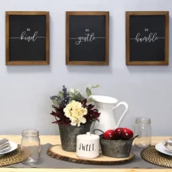 Kirkland's Home Be Framed Wall Plaques, Set Of 3- Wall Quotes & Signs