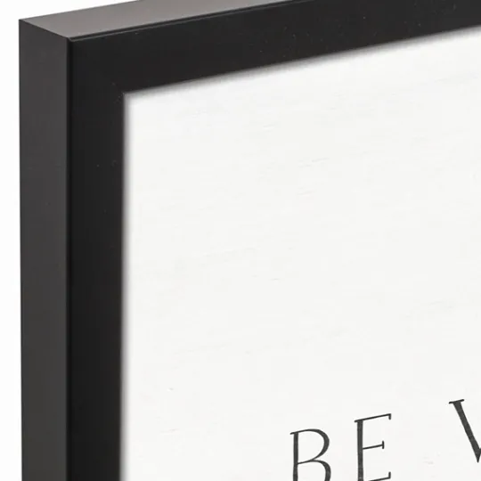 Kirkland's Home Be Warm Be Welcome Framed Canvas Art Print- Wall Quotes & Signs