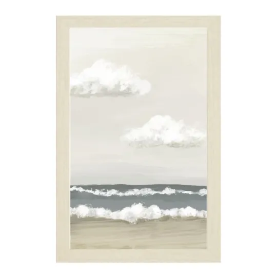 Kirkland's Home Beach Framed Magnetic Board- Memo & Chalkboards