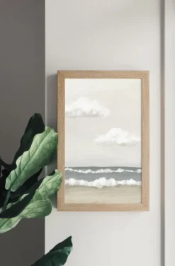 Kirkland's Home Beach Framed Magnetic Board- Memo & Chalkboards