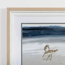 Kirkland's Home Beach Morning With Birds Framed Art Print- Framed Art