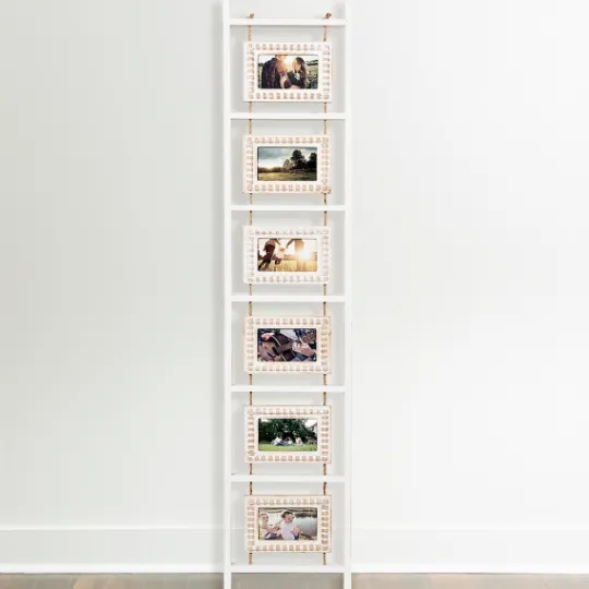 Kirkland's Home Beaded Frame Photo Collage Ladder- Collage Frames