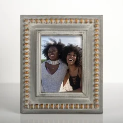 Kirkland's Home Beaded Wood Picture Frame, 5X7- Picture Frames