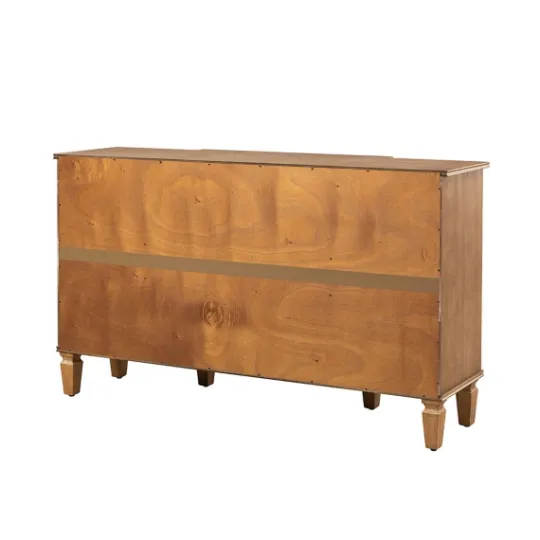 Kirkland's Home Becky Acorn Wood 4-Door Sideboard- Cabinets & Sideboards