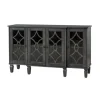 Kirkland's Home Becky Wood 4-Door Sideboard- Cabinets & Sideboards