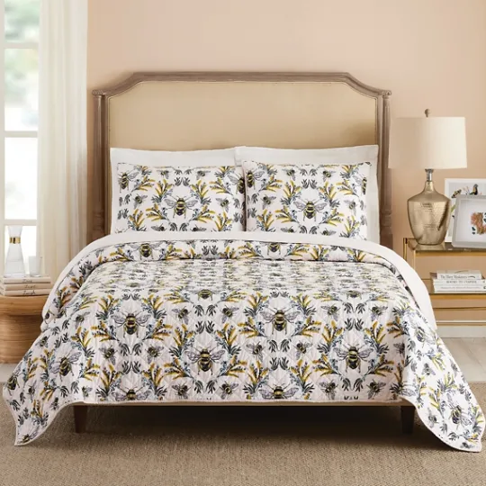 Kirkland's Home Bee You 2-Pc. Twin Bedding Quilt Set- Quilts