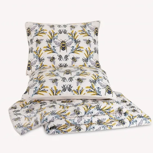 Kirkland's Home Bee You 2-Pc. Twin Bedding Quilt Set- Quilts