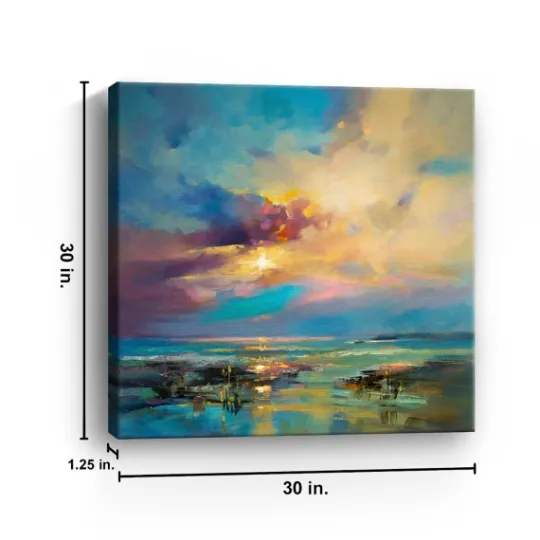 Kirkland's Home Before Nightfall Canvas Art Print, 30X30 In.- Canvas Art