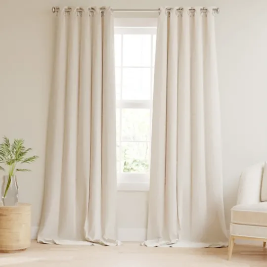 Kirkland's Home Beige Blackout Curtains, 84 In.- Curtains & Drapes