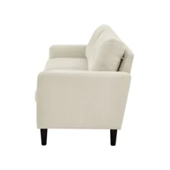Kirkland's Home Beige Button Tufted Sofa- Sofas & Loveseats