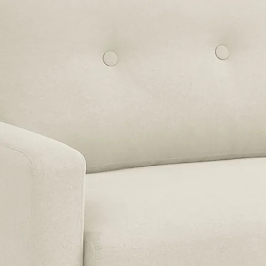 Kirkland's Home Beige Button Tufted Sofa- Sofas & Loveseats