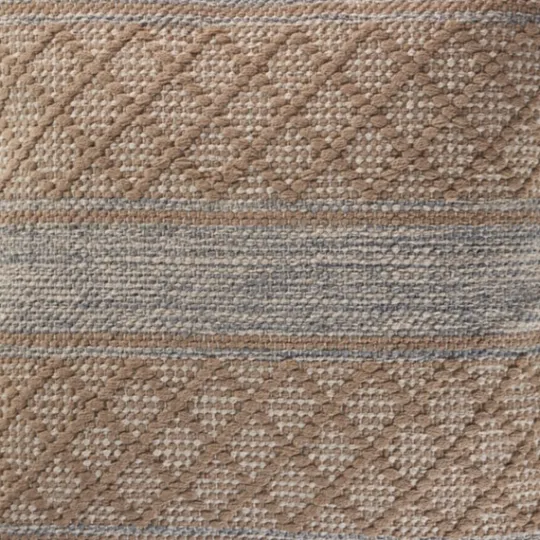 Kirkland's Home Beige Criss Cross Accent Pillow- Pillows