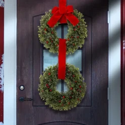 Kirkland's Home Berries And Boxwood Double Wreath- Wreaths