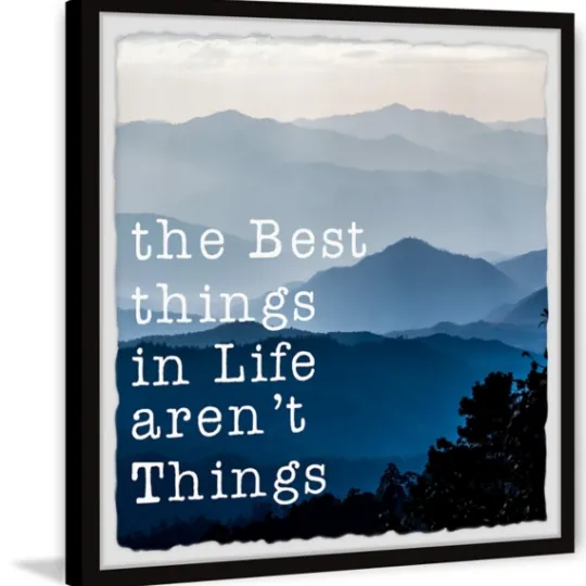 Kirkland's Home Best Things In Life Framed Wall Plaque- Wall Quotes & Signs