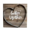 Kirkland's Home Better Together Metal And Wood Plank Wall Plaque- Wall Quotes & Signs