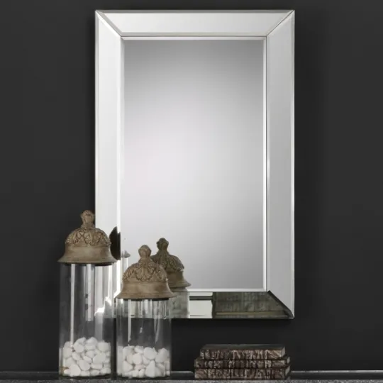 Kirkland's Home Beveled Frame Rectangle Wall Mirror- Decorative Mirrors