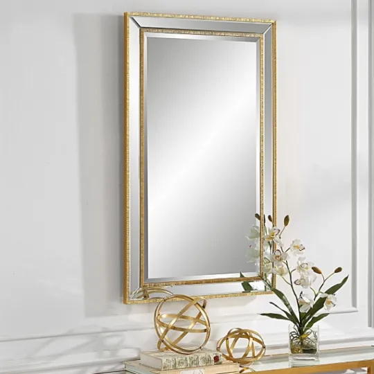 Kirkland's Home Beveled Rectangular Wall Mirror- Decorative Mirrors