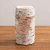 Kirkland's Home Birch Bark Led Pillar Candle, 6 In.- Flameless Candles