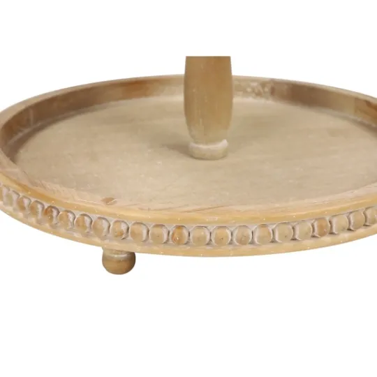 Kirkland's Home Birch Wood 3-Tiered Tray- Decorative Trays