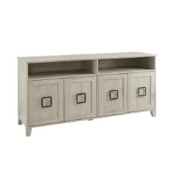 Kirkland's Home Birch Wooden Door Modern Tv Stand- Tv Stands & Media Consoles
