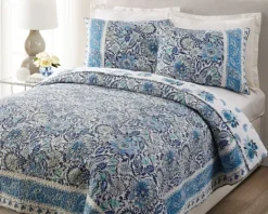 Kirkland's Home Bisou Floral Full/Queen 3-Pc. Quilt Set- Quilts