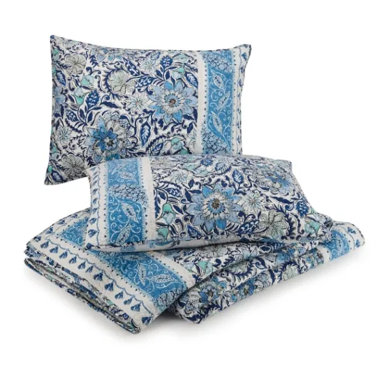 Kirkland's Home Bisou Floral Full/Queen 3-Pc. Quilt Set- Quilts