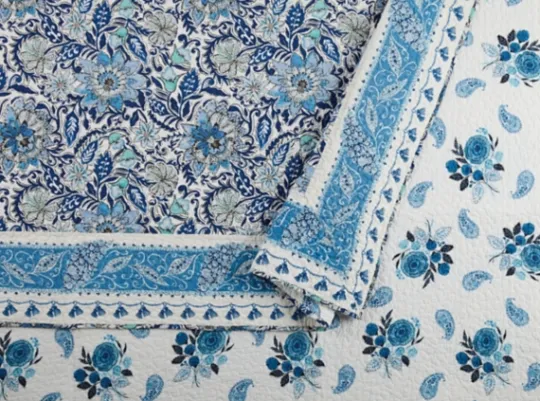 Kirkland's Home Bisou Floral Full/Queen 3-Pc. Quilt Set- Quilts