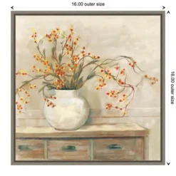 Kirkland's Home Bittersweet Bouquet Framed Canvas Art Print- Canvas Art