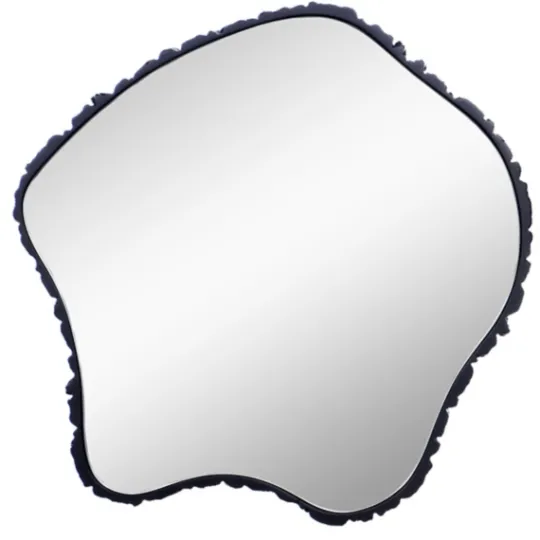Kirkland's Home Black Amorphous Shaped Wall Mirror- Decorative Mirrors