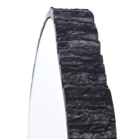 Kirkland's Home Black Amorphous Shaped Wall Mirror- Decorative Mirrors