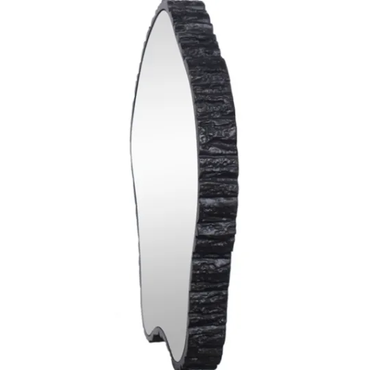 Kirkland's Home Black Amorphous Shaped Wall Mirror- Decorative Mirrors