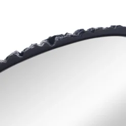 Kirkland's Home Black Amorphous Shaped Wall Mirror- Decorative Mirrors
