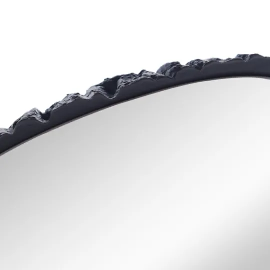 Kirkland's Home Black Amorphous Shaped Wall Mirror- Decorative Mirrors