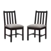 Kirkland's Home Black And Classic Dining Chairs, Set Of 2- Dining Chairs