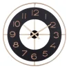 Kirkland's Home Black And Gold Open Frame Axis Clock- Clocks