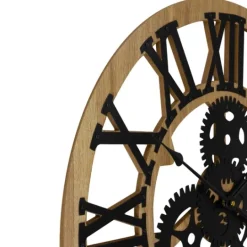 Kirkland's Home Black And Gold Roman Numeral Wall Clock- Clocks