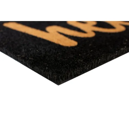 Kirkland's Home Black And Natural Coir Hello Doormat, 36X24 In.- Doormats