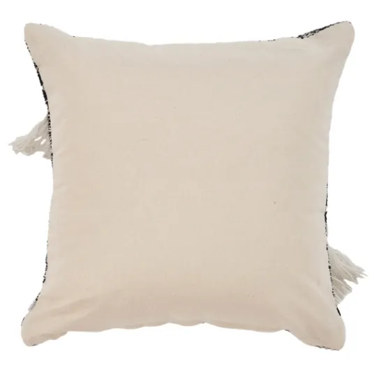 Kirkland's Home Black And Natural Mingled Texture Pillow- Pillows