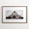 Kirkland's Home Black And White Barn Photography Framed Print- Framed Art