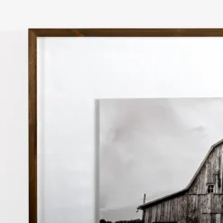 Kirkland's Home Black And White Barn Photography Framed Print- Framed Art