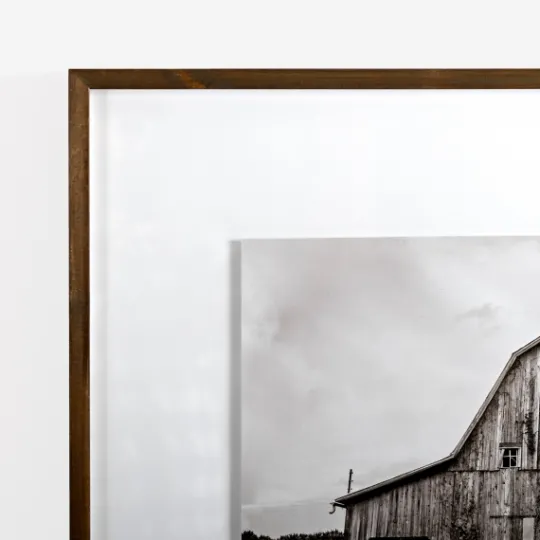 Kirkland's Home Black And White Barn Photography Framed Print- Framed Art