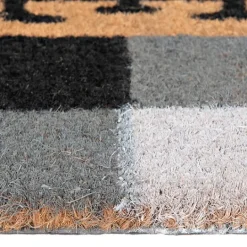 Kirkland's Home Black And White Buffalo Check Doormat- Doormats