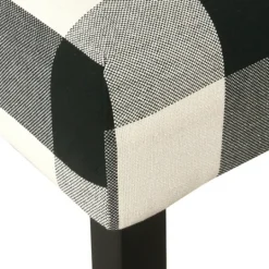Kirkland's Home Black And White Buffalo Check Counter Stool- Bar Stools & Counter Height Stools