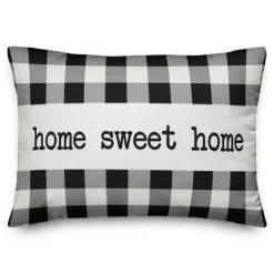 Kirkland's Home Black And White Home Sweet Home Pillow- Pillows